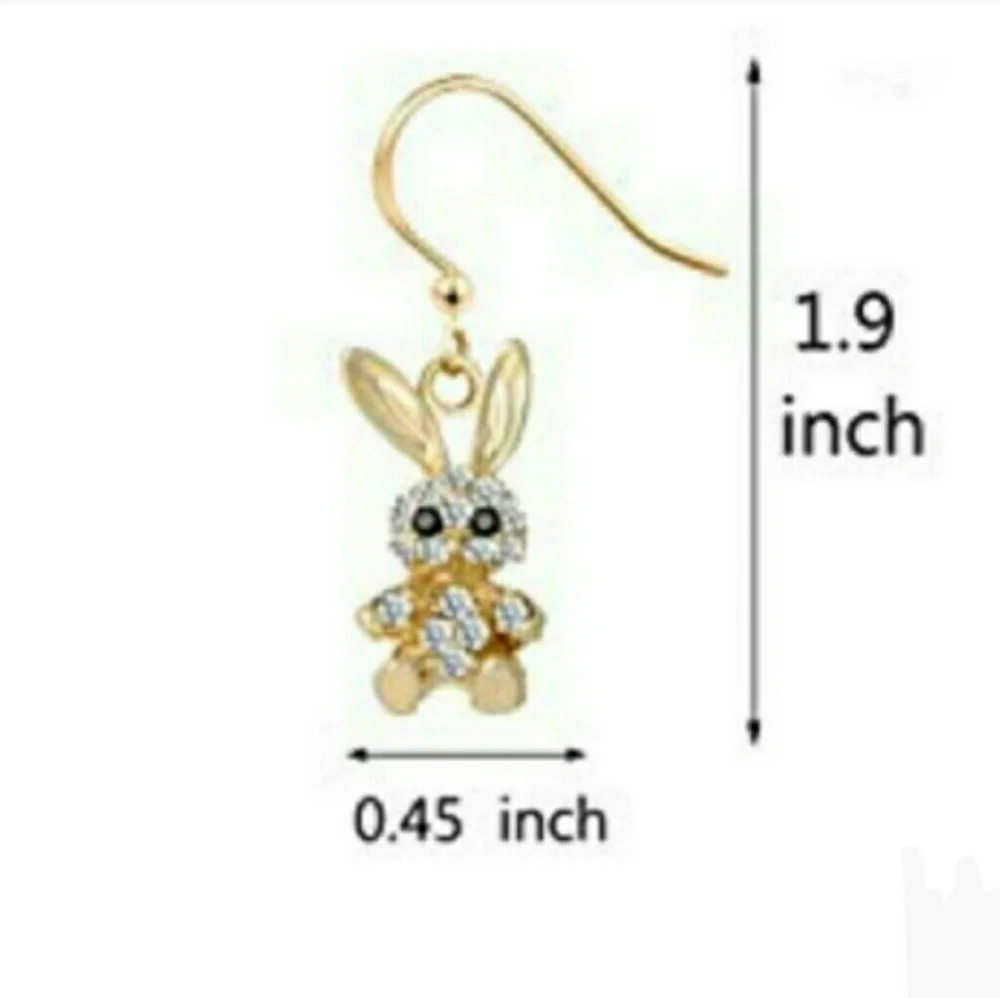 NEW Rabbit Earrings - Picture 3 of 3